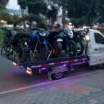 Servicio de grúa para motos.