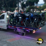 Servicio de grúa para motos.